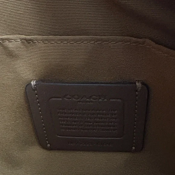 Coach Tangerine/Orange Leather Handbag - Picture 6 of 8